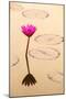 Beautiful Pink Water Lily Closeup-mazzzur-Mounted Photographic Print
