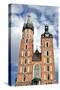 Beautiful Polish Architecture from Krakow City Poland-upthebanner-Stretched Canvas