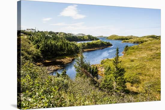 Beautiful Pond Near Port Aux Basques, Newfoundland, Canada, North America-Michael Runkel-Stretched Canvas