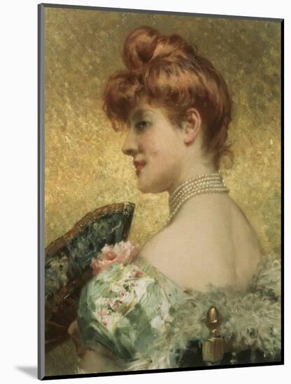 Beautiful Redhead-Eduardo Tofano-Mounted Giclee Print