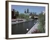 Beautiful Rideau Canal in Ottawa, Ontario, Canada-null-Framed Photographic Print