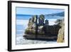 Beautiful Rock Formation, Pancake Rocks, Paparoa National Park-Michael Runkel-Framed Photographic Print