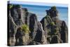 Beautiful Rock Formation, Pancake Rocks, Paparoa National Park-Michael Runkel-Stretched Canvas