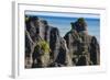 Beautiful Rock Formation, Pancake Rocks, Paparoa National Park-Michael Runkel-Framed Photographic Print