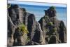 Beautiful Rock Formation, Pancake Rocks, Paparoa National Park-Michael Runkel-Mounted Photographic Print