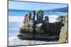 Beautiful Rock Formation, Pancake Rocks, Paparoa National Park-Michael Runkel-Mounted Photographic Print