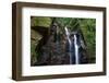 Beautiful Rocky Atlantic Rainforest Waterfall on Green Landscape in Tijuca Park, Rio De Janeiro, Br-Vitor Marigo-Framed Photographic Print