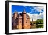Beautiful Romantic Holland Castle on Water De Haar-Maugli-l-Framed Photographic Print