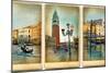 Beautiful Romantic Venice- Retro Cards-Maugli-l-Mounted Premium Giclee Print