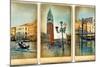 Beautiful Romantic Venice- Retro Cards-Maugli-l-Mounted Art Print
