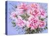 Beautiful Roses, Oil Painting on Canvas-Valenty-Stretched Canvas