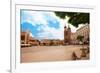 Beautiful Saint Mary's Basilica and Rynek Glowny-SerrNovik-Framed Photographic Print