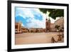 Beautiful Saint Mary's Basilica and Rynek Glowny-SerrNovik-Framed Photographic Print