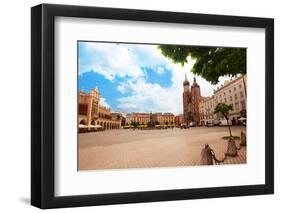 Beautiful Saint Mary's Basilica and Rynek Glowny-SerrNovik-Framed Photographic Print