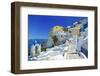 Beautiful Santorini Oia Town View-Maugli-l-Framed Photographic Print