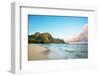 Beautiful Scene in Tunnels Beach on the Island of Kauai, Hawaii, USA-Galyna Andrushko-Framed Photographic Print