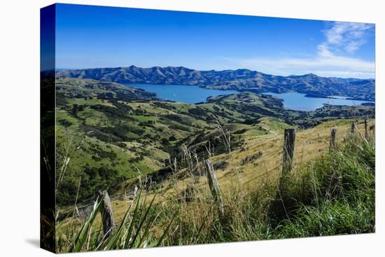 Beautiful Scenery around Akaroa Harbour-Michael-Stretched Canvas
