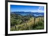 Beautiful Scenery around Akaroa Harbour-Michael-Framed Photographic Print