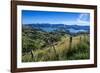 Beautiful Scenery around Akaroa Harbour-Michael-Framed Photographic Print