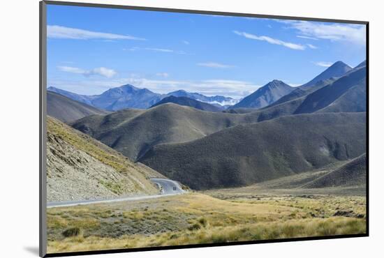 Beautiful Scenery on the Highway around the Lindis Pass, Otago, South Island, New Zealand, Pacific-Michael Runkel-Mounted Photographic Print