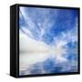 Beautiful Seascape Background. Element of Design-Oleh Honcharenko-Framed Stretched Canvas