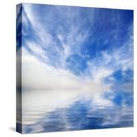 Beautiful Seascape Background. Element of Design-Oleh Honcharenko-Stretched Canvas