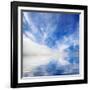 Beautiful Seascape Background. Element of Design-Oleh Honcharenko-Framed Photographic Print