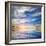 Beautiful Seascape. Deep Blue Sky at Sunny Day. Sky Background-Oleh Honcharenko-Framed Photographic Print