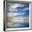 Beautiful Seascape. Deep Blue Sky at Sunny Day. Sky Background-Oleh Honcharenko-Framed Photographic Print