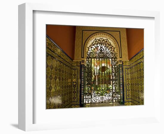 Beautiful Sevillan Patio, Triana District, Sevilla, Andalusia, Spain, Europe-Guy Thouvenin-Framed Photographic Print