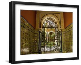 Beautiful Sevillan Patio, Triana District, Sevilla, Andalusia, Spain, Europe-Guy Thouvenin-Framed Photographic Print