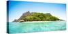 Beautiful Seychelles Tropical Beach Panoramatic View at La Digue Island-Jakub Gojda-Stretched Canvas