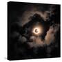 Beautiful Shot of the Solar Eclipse-Wirestock-Stretched Canvas