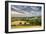 Beautiful Sky Above Summer Countryside, Raddon Hill, Crediton, Devon, England. Summer-Adam Burton-Framed Photographic Print