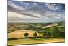 Beautiful Sky Above Summer Countryside, Raddon Hill, Crediton, Devon, England. Summer-Adam Burton-Mounted Photographic Print