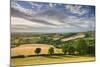 Beautiful Sky Above Summer Countryside, Raddon Hill, Crediton, Devon, England. Summer-Adam Burton-Mounted Photographic Print