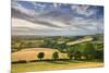 Beautiful Sky Above Summer Countryside, Raddon Hill, Crediton, Devon, England. Summer-Adam Burton-Mounted Photographic Print