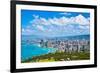 Beautiful Skyline of Oahu,Hawaii-Lorcel-Framed Photographic Print