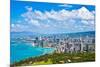 Beautiful Skyline of Oahu,Hawaii-Lorcel-Mounted Photographic Print