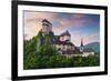 Beautiful Slovakia Castle at Sunset - Oravsky Hrad-TTstudio-Framed Photographic Print