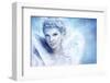 Beautiful Snow Queen-luckybusiness-Framed Photographic Print