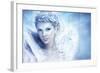 Beautiful Snow Queen-luckybusiness-Framed Photographic Print