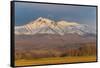 Beautiful snowcapped mountain near the Shiretoko National Park, Hokkaido, Japan, Asia-Michael Runkel-Framed Stretched Canvas