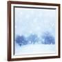 Beautiful Snowy Landscape-Anna Omelchenko-Framed Art Print