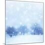 Beautiful Snowy Landscape-Anna Omelchenko-Mounted Art Print