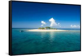 Beautiful South Sea island, Mamanuca Islands, Fiji, South Pacific-Michael Runkel-Framed Stretched Canvas