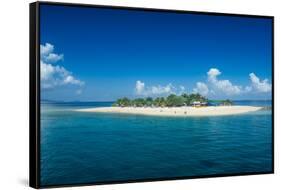 Beautiful South Sea island, Mamanuca Islands, Fiji, South Pacific-Michael Runkel-Framed Stretched Canvas