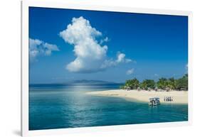 Beautiful South Sea island, Mamanuca Islands, Fiji, South Pacific-Michael Runkel-Framed Photographic Print