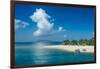 Beautiful South Sea island, Mamanuca Islands, Fiji, South Pacific-Michael Runkel-Framed Photographic Print