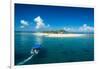 Beautiful South Sea island, Mamanuca Islands, Fiji, South Pacific-Michael Runkel-Framed Photographic Print
